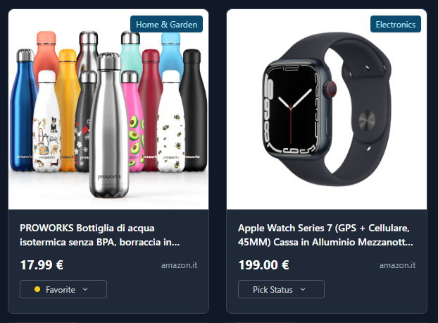 GroupPick Christmas Gift List Board