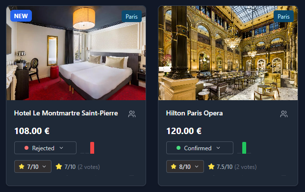 GroupPick Travel Planning Board